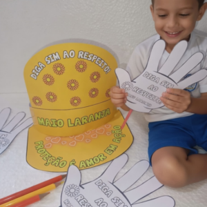 🧡 VISEIRA + PLAQUINHA – MAIO LARANJA 🧡