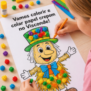 🌽✨ Atividade Lúdica – Visconde de Sabugosa ✨🌽