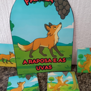 🦊🍇 *LUVA DA FÁBULA: A RAPOSA E AS UVAS* 🍇🦊