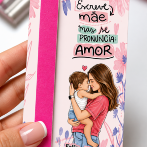 *CARTÃO MINI LIXA DIA DAS MÃES*