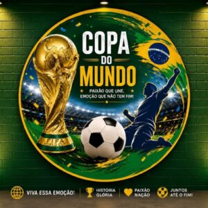 PAINEL REDONDO COPA DO MUNDO