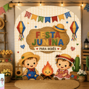 *PAINEL FESTA JUNINA BEBÊS*
