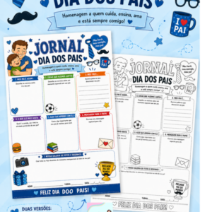 📰💙 Jornal Dia dos Pais 💙📰