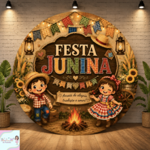 *PAINEL FESTA JUNINA REDONDO*