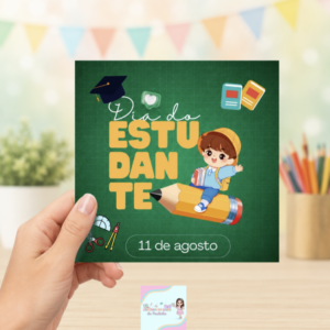 CARTÃO DIA DO ESTUDANTE