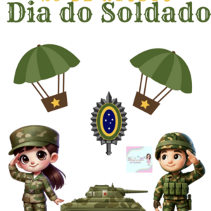 💂‍♀️ *Painel de Parede Dia do Soldado*💂‍♂️