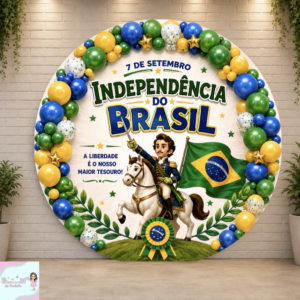 *Painel Independência do Brasil Redondo*