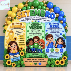 Painel Mês de Setembro - 3 Causas um mesmo Propósito