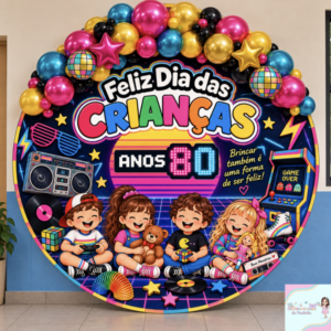Painel Dia das Crianças - Anos 80